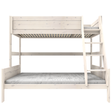 Load image into Gallery viewer, Family bunk bed with ladder 140 x 200 &amp; 90 x 200 cm
