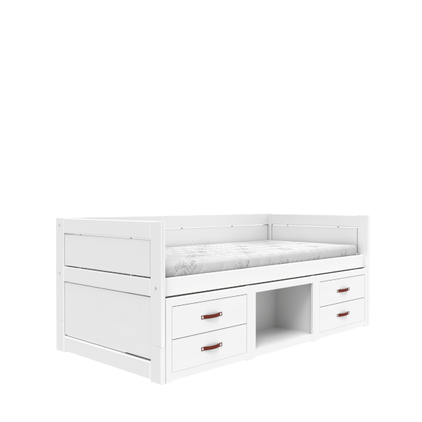 Caswell cabin bed with mattress and discount drawer