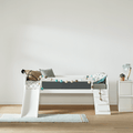 LIFETIME Kidsrooms Bed Cabin Bed - Climb & Slide - Breeze