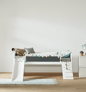LIFETIME Kidsrooms Bed Cabin Bed - Climb & Slide - Breeze