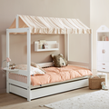 LIFETIME Kidsrooms Bed Children's Bed with Top Construction - Breeze