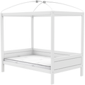 LIFETIME Kidsrooms Bed Four Poster Canopy Bed 120x200 cm
