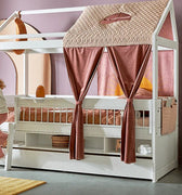 LIFETIME Kidsrooms Bed Front Bed rail with white metal bars