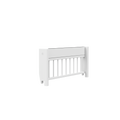 LIFETIME Kidsrooms Bed Front White Small Bed Rail with Bars