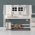 LIFETIME Kidsrooms Bed High Sleeper Bed 152 cm with House- My Hangout