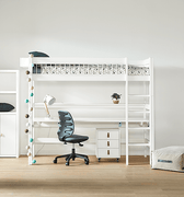 LIFETIME Kidsrooms Bed High Sleeper Bed 177 cm with Ladder - Breeze