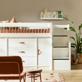 LIFETIME Kidsrooms Bed Mid Sleeper Bed 128 cm incl. Storage - Breeze