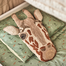 Load image into Gallery viewer, Tufted giraffe cushion
