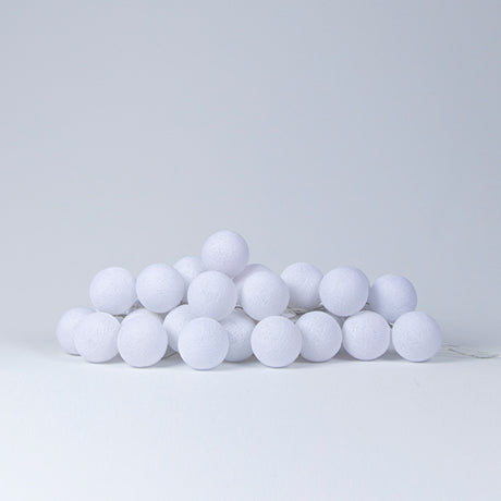 Cotton ball light - White