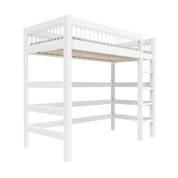 High bed with straight ladder - Breeze