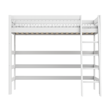 Carica l&#39;immagine nel visualizzatore di Gallery, Letto alto con scaletta inclinata - Breeze
