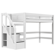 Load image into Gallery viewer, Low loft bed with stepladder - Breeze
