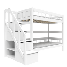 Load image into Gallery viewer, Bunk bed with stepladder 90x200 cm - Breeze
