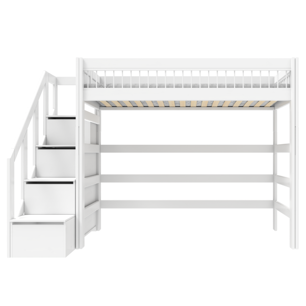 High bed with stepladder, Breeze