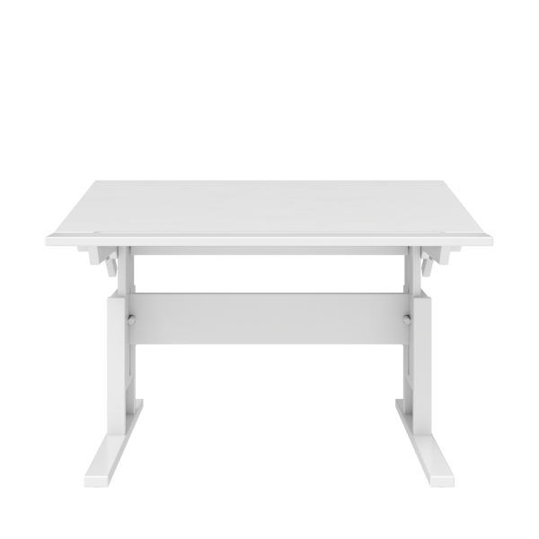 Höhenverstellbarer Schreibtisch mit neigbarer Tischplatte