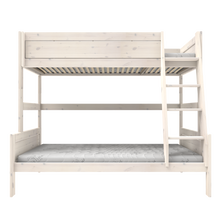 Load image into Gallery viewer, Family bunk bed with ladder 120 x 200 &amp; 90 x 200 cm

