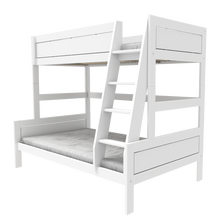 Load image into Gallery viewer, Family bunk bed with ladder 120 x 200 &amp; 90 x 200 cm
