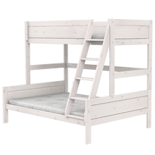 Load image into Gallery viewer, Family bunk bed with ladder 140 x 200 &amp; 90 x 200 cm
