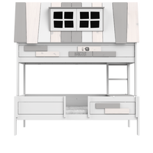 Lade das Bild in den Galerie-Viewer, Abenteuerbett - My Hangout 120 cm - Hüttenbett / Hausbett 
