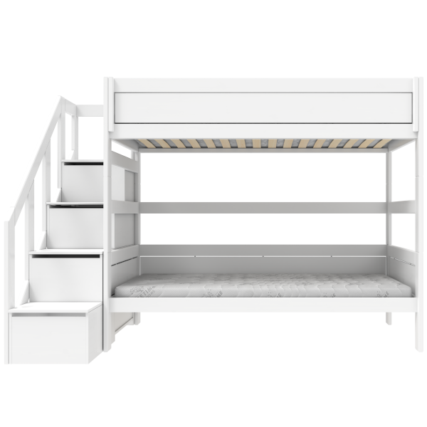 Bunk bed with stepladder 90 x 200 cm