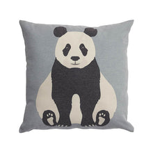 Lade das Bild in den Galerie-Viewer, Quadratisches Kissen Panda - Panda Paradise
