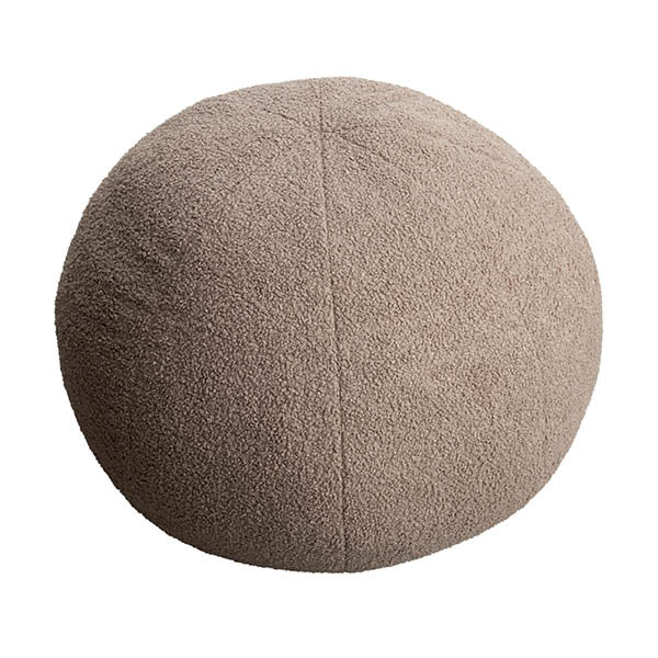 Round pouf - Teddy Choco