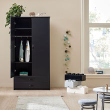 Load image into Gallery viewer, Cool kids 2-doors wardrobe - Black Edition
