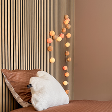 Load image into Gallery viewer, Cotton Ball Lights - Crisp Peach
