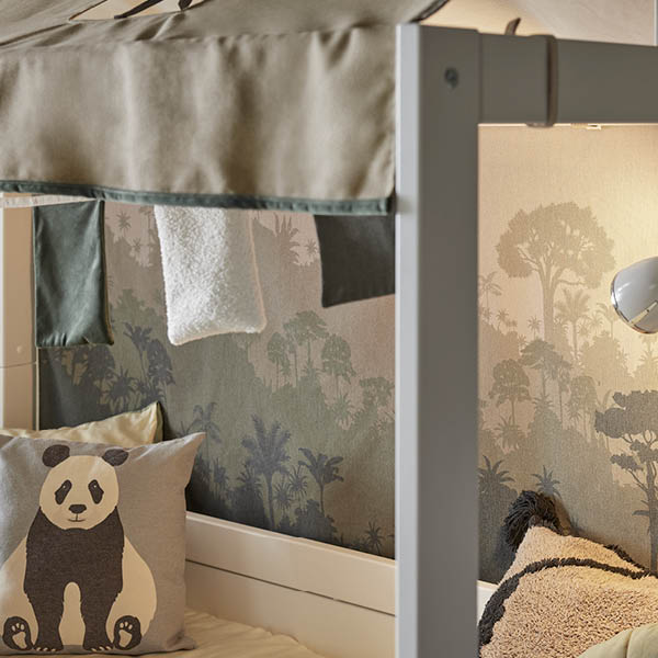 Back panel curtain - Panda Paradise