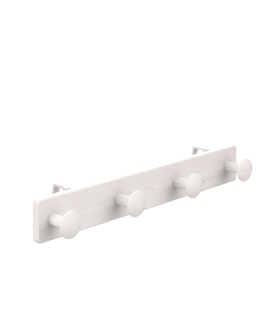 LIFETIME Kidsrooms Accessory Whitewash Coat rack for the bed or wall