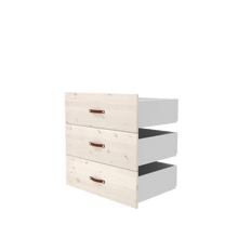 Carica l&#39;immagine nel visualizzatore di Gallery, LIFETIME Kidsrooms All-in-one Storage ALL-IN-ONE - 3 drawers for unit 80 cm
