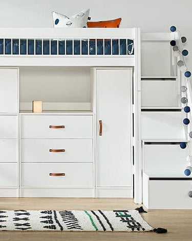 LIFETIME Kidsrooms All-in-one Storage ALL-IN-ONE tall storage with doors, shelf and clothes rail