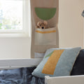 LIFETIME Kidsrooms Bed accessory Back Panel with pockets - Olympic Dreams