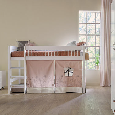 LIFETIME Kidsrooms Bed accessory Play Curtain for Mid Sleeper Bed - Happy Rabbit