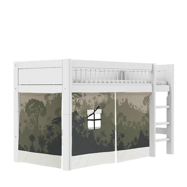 LIFETIME Kidsrooms Bed accessory Play curtain for Mid Sleeper Bed - Panda Paradise