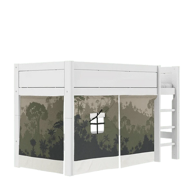 LIFETIME Kidsrooms Bed accessory Play curtain for Mid Sleeper Bed - Panda Paradise