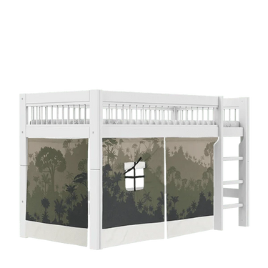 LIFETIME Kidsrooms Bed accessory Play curtain for Mid Sleeper Bed - Panda Paradise