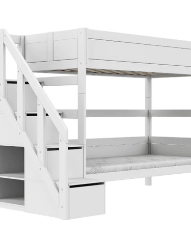 LIFETIME Kidsrooms Bed Bunk bed with stepladder 90x200 cm