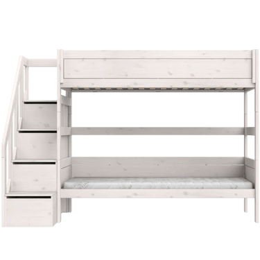 LIFETIME Kidsrooms Bed Bunk bed with stepladder 90x200 cm