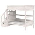 LIFETIME Kidsrooms Bed Bunk bed with stepladder 90x200 cm