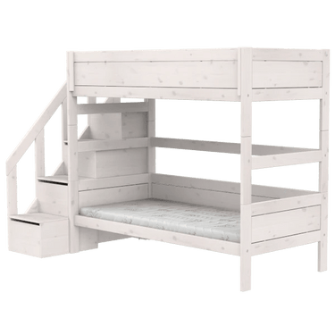 LIFETIME Kidsrooms Bed Bunk bed with stepladder 90x200 cm