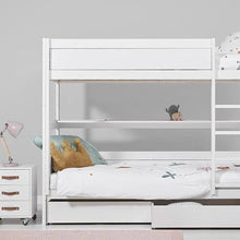 Carica l&#39;immagine nel visualizzatore di Gallery, LIFETIME Kidsrooms Bed Bunk bed with straight ladder 90x200 cm
