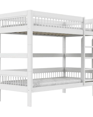 LIFETIME Kidsrooms Bed Bunk bed with straight ladder 90x200 cm - Breeze