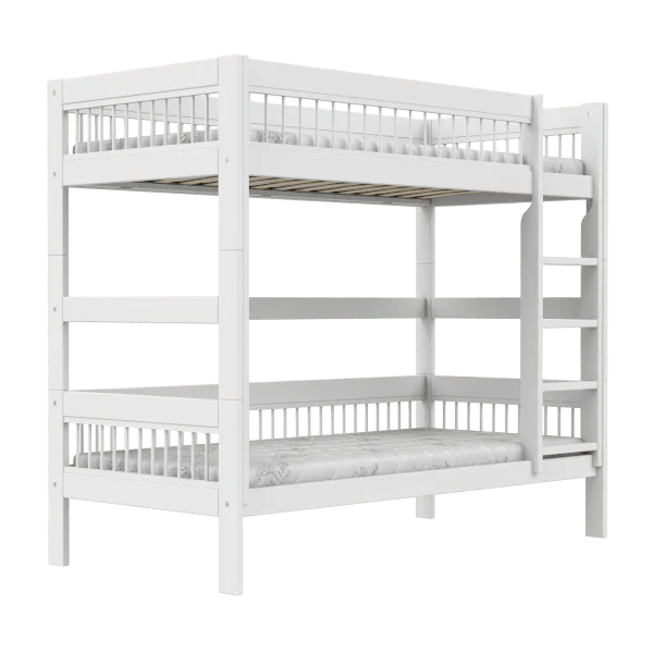 LIFETIME Kidsrooms Bed Bunk bed with straight ladder 90x200 cm - Breeze