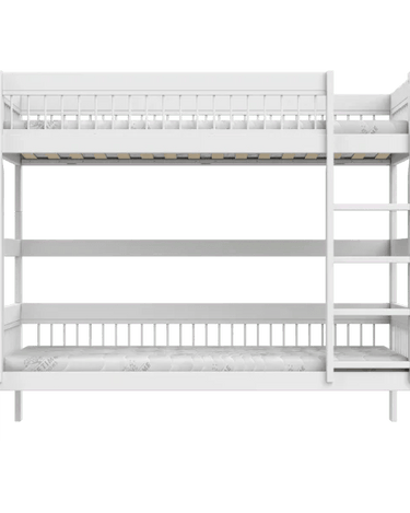 LIFETIME Kidsrooms Bed Bunk bed with straight ladder 90x200 cm - Breeze