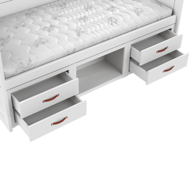 LIFETIME Kidsrooms Bed Cabin Bed incl. Drawers and Storage - Breeze