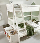 LIFETIME Kidsrooms Bed Family bunk bed with ladder 90/140x200 cm