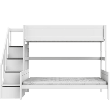 LIFETIME Kidsrooms Bed Family bunk bed with stepladder 90/140x200 cm