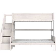 Carica l&#39;immagine nel visualizzatore di Gallery, LIFETIME Kidsrooms Bed Family bunk bed with stepladder 90/140x200 cm
