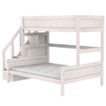 LIFETIME Kidsrooms Bed Family bunk bed with stepladder 90/140x200 cm